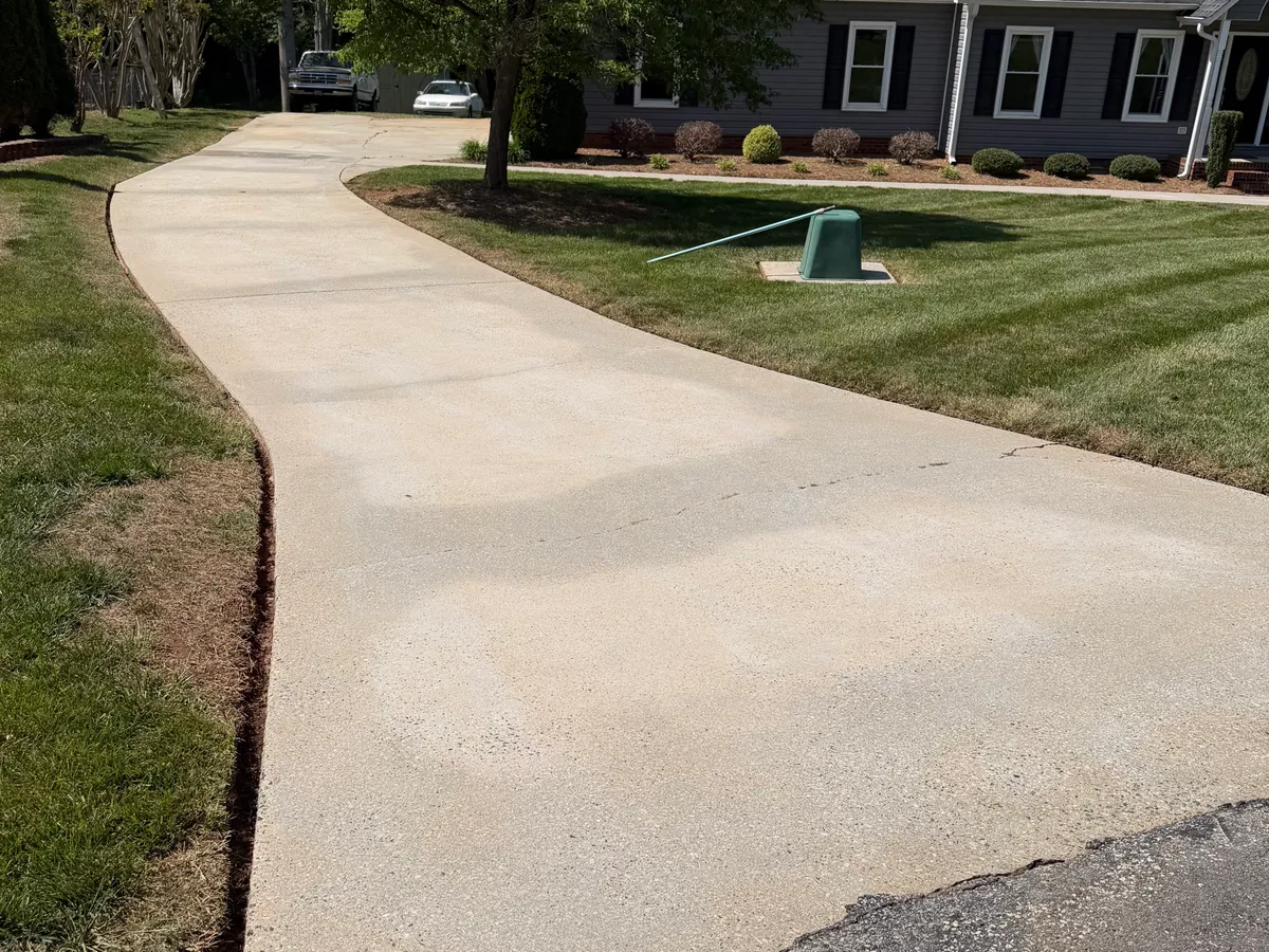 Driveway Cleaning after